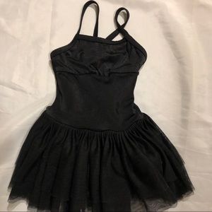 Black motion wear dance outfit size 4/6